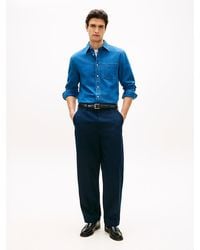 Tommy Hilfiger - River Relaxed Straight Piece Dyed Chinos - Lyst