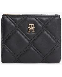 Tommy Hilfiger - Quilted Th Monogram Bifold Wallet - Lyst