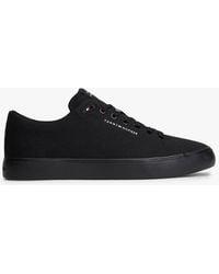Tommy Hilfiger - Logo Canvas Trainers - Lyst