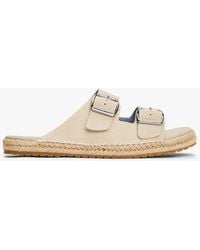 Tommy Hilfiger - Sandales En Daim À Semelle Souple Et Boucles - Lyst