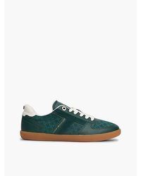 Tommy Hilfiger - Th Tribeca Leather Embossed Monogram Trainers - Lyst