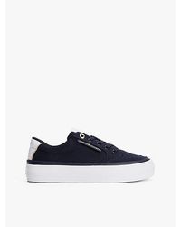 Tommy Hilfiger - Zapatillas Con Ribete A Contraste - Lyst