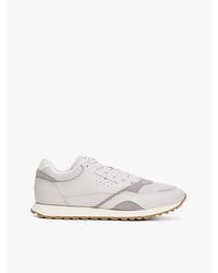 Tommy Hilfiger - Mesh Sneaker Met Logo En Leer - Lyst