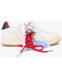Tommy Hilfiger - Leather Archive Court Trainers With Charms - Lyst