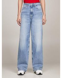 Tommy Hilfiger - Claire High Rise Jeans Met Wijde Fit - Lyst