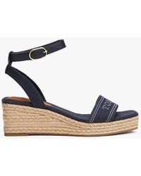 Tommy Hilfiger - Espadrilles Compensées Hilfiger Monotype - Lyst