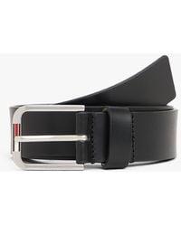 Tommy Hilfiger - Ceinture Austin En Cuir À Boucle Carrée - Lyst