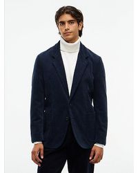 Tommy Hilfiger - Corduroy Regular Fit Single Breasted Blazer - Lyst