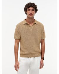 Tommy Hilfiger - New York Label Relaxed Fit Mouliné Polo Shirt - Lyst