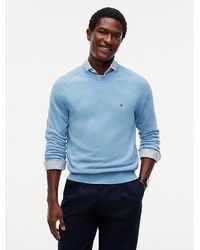 Tommy Hilfiger - Pure Lambswool Crew Neck Jumper - Lyst