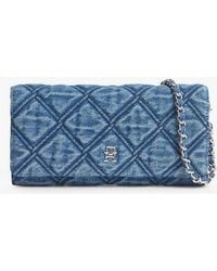 Tommy Hilfiger - Quilted Chain Strap Wallet - Lyst