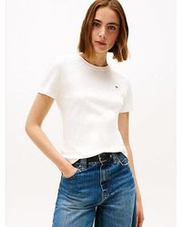 Tommy Hilfiger - Slim Fit T-shirt Met Ronde Hals - Lyst