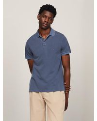 Tommy Hilfiger - Garment Dyed Flag Embroidery Regular Polo - Lyst