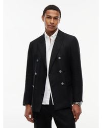 Tommy Hilfiger - New York Label Regular Fit Pure Linen Blazer - Lyst