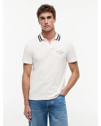 Tommy Hilfiger - Regular Fit Tipped Collar Jersey Polo Shirt - Lyst