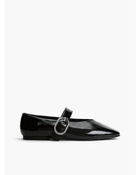 Tommy Hilfiger - Tommy Jeans Patent Leather Mary Jane Ballerinas - Lyst
