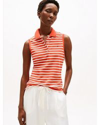Tommy Hilfiger - Polo Sin Mangas 1985 De Corte Slim - Lyst