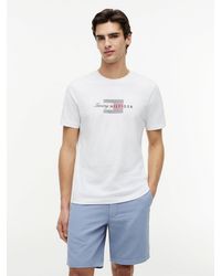Tommy Hilfiger - Flag Graphic Jersey T-Shirt - Lyst