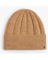 Tommy Hilfiger - Bonnet Doux En Laine À Drapeau - Lyst