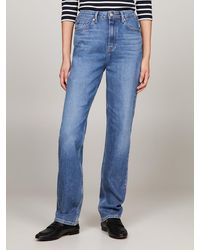 Tommy Hilfiger - Classics Melany Mid Rise Fitted Straight Jeans - Lyst