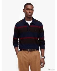Tommy Hilfiger - Regular Fit Polo Jumper With Cashmere - Lyst