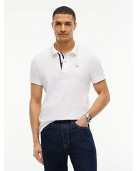 Tommy Hilfiger - Pure Cotton Slim Fit Polo Shirt - Lyst