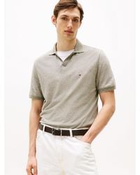 Tommy Hilfiger - Regular Fit Polo Shirt With Linen - Lyst