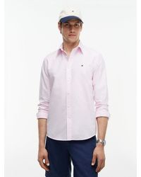 Tommy Hilfiger - Heritage Oxford Stripe Regular Long Sleeve Shirts - Lyst