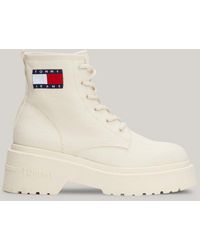 Tommy Hilfiger - Chunky Cleat Badge Ankle Boots - Lyst