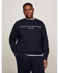 Tommy Hilfiger - Plus Logo Flex Fleece Regular Sweatshirt - Lyst