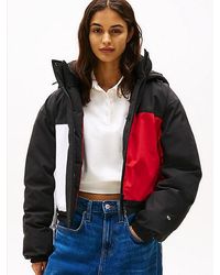 Tommy Hilfiger - Chaqueta Acolchada Con Logo Trasero - Lyst