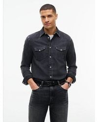 Tommy Hilfiger - Regular Fit Western Denim Shirt - Lyst