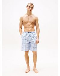 Tommy Hilfiger - Original Gewebte Pyjama-Shorts Mit Print - Lyst