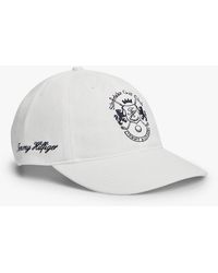 Tommy Hilfiger - Heritage Logo Embroidery Washed Baseball Cap - Lyst