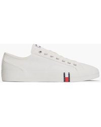 Tommy Hilfiger - Archive Flag Stripe Canvas Trainers - Lyst