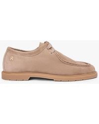 Tommy Hilfiger - Th Monogram Suede Moc Toe Loafers - Lyst