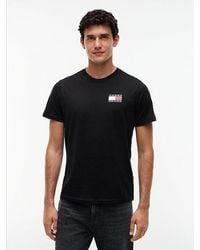Tommy Hilfiger - Logo Slim Jersey Crew Neck T-shirt - Lyst