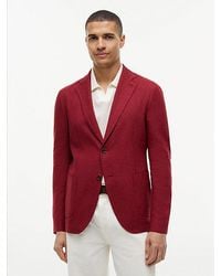 Tommy Hilfiger - Regular Fit Linen Blend Single Breasted Blazer - Lyst