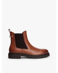 Tommy Hilfiger - Lightweight Leather Cleat Chelsea Boots - Lyst
