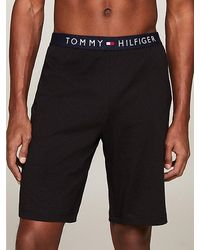 Tommy Hilfiger - Pantalón corto de pijama con logo TH Original - Lyst