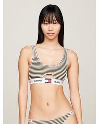 Tommy Hilfiger - Bralette Heritage con efecto cut-out - Lyst