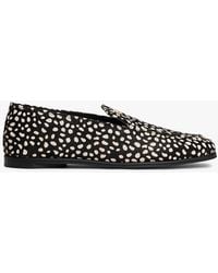 Tommy Hilfiger - Snow Leopard Print Loafers - Lyst