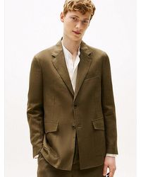 Tommy Hilfiger - Single-Breasted Blazer Van Puur Linnen - Lyst