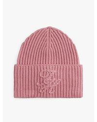 Tommy Hilfiger - Luxe Beanie Met Ton-Sur-Ton Geborduurd Logo - Lyst