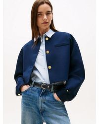 Tommy Hilfiger - Americana Cropped Con Botones Dorados - Lyst