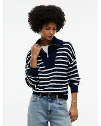 Tommy Hilfiger - Pure Wool Cable Knit Quarter Zip Jumper - Lyst