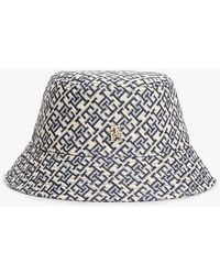 Tommy Hilfiger - Th Monogram Jacquard Bucket Hat - Lyst