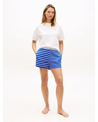 Tommy Hilfiger - Essential Print Relaxed Shorts Pyjama Set - Lyst