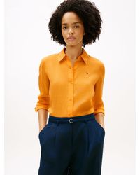 Tommy Hilfiger - Relaxed Fit Pure Linen Shirt - Lyst