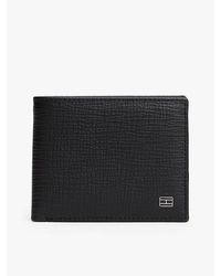 Tommy Hilfiger - Hilfiger Flag Bifold-Brieftasche Aus Leder - Lyst